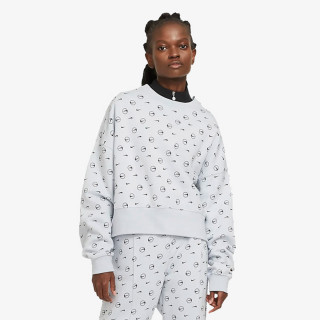 Nike Dukserica W NSW CREW BB AOP PRNT PACK 