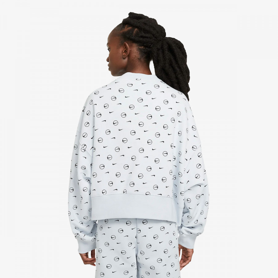 Nike Dukserica W NSW CREW BB AOP PRNT PACK 