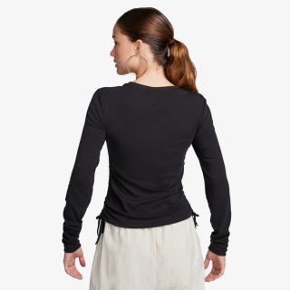 Nike Majica dugih rukava W NSW ESSNTL RIB LS MD CRP TOP 