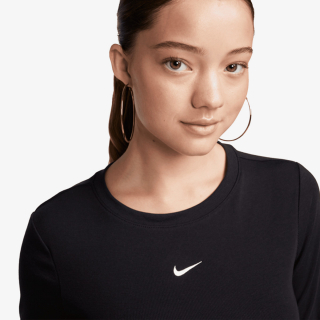 Nike Majica dugih rukava W NSW ESSNTL RIB LS MD CRP TOP 