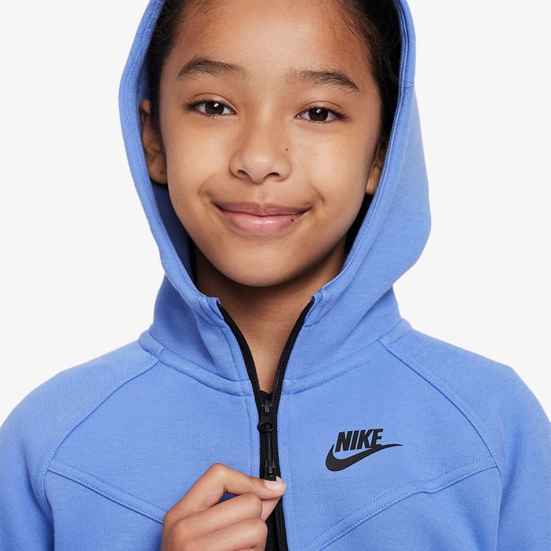 Nike Dukserica G NSW TCH FLC HD FZ LS 