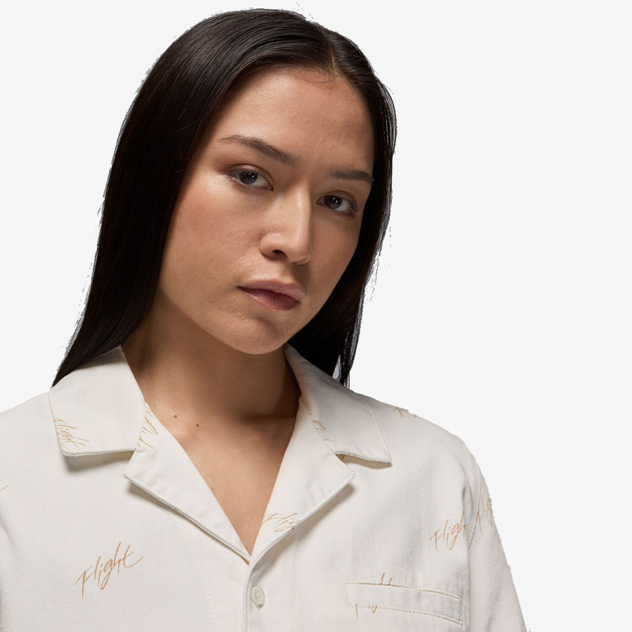 Nike Majica W J SS AOP WVN TOP 