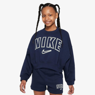Nike Majica dugih rukava G NSW TREND FLC CREW PRNT 