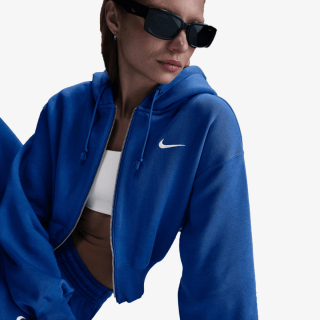 Nike Dukserica W NSW PHNX FLC LSE CROP FZ HDY 