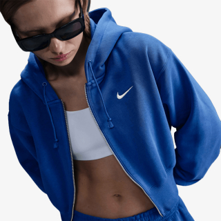 Nike Dukserica W NSW PHNX FLC LSE CROP FZ HDY 