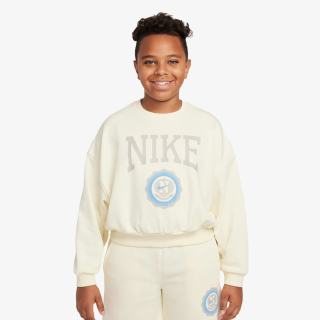 Nike Majica dugih rukava G NSW CLUB FT BXY CREW GX STAR 