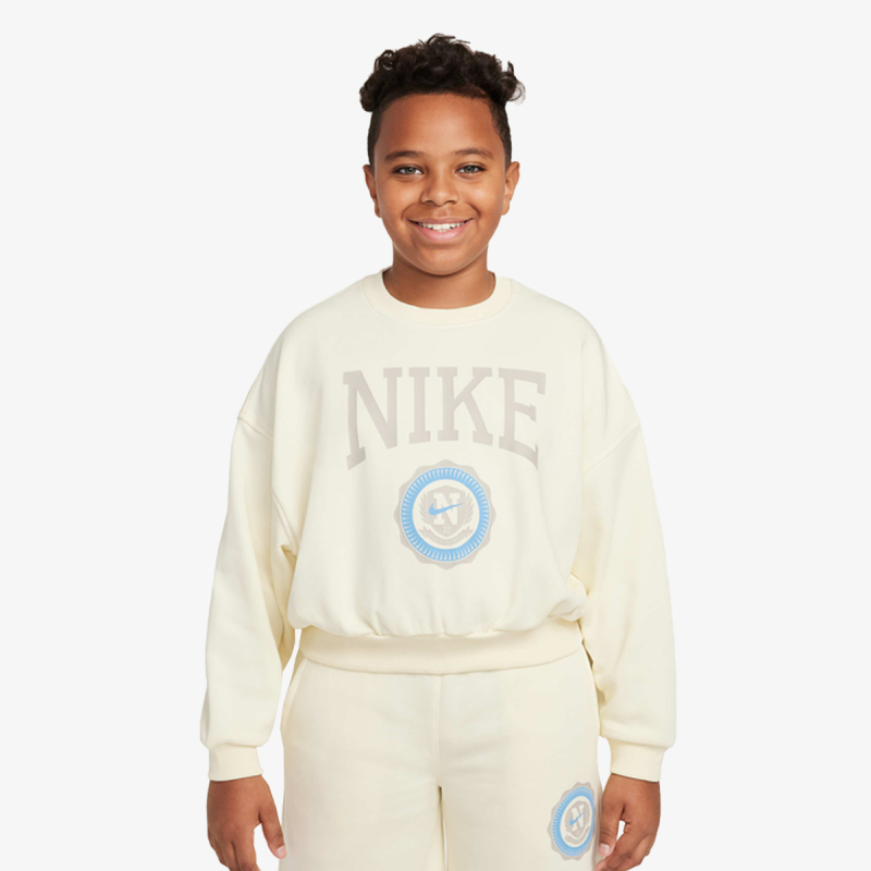 Nike Majica dugih rukava G NSW CLUB FT BXY CREW GX STAR 