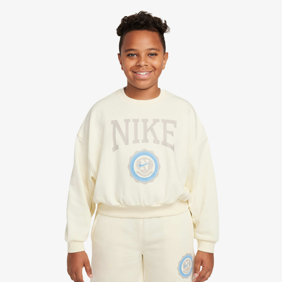 Nike Majica dugih rukava G NSW CLUB FT BXY CREW GX STAR 