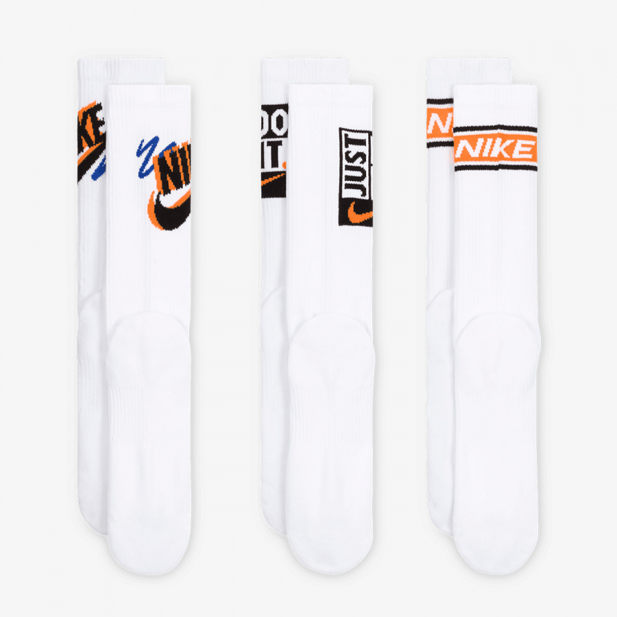 Nike Čarape U NK ED PLS CREW 3PR SPORT 144-PAK 