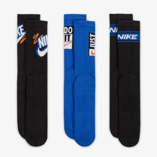 Nike Čarape U NK ED PLS CREW 3PR SPORT 144-PAK 