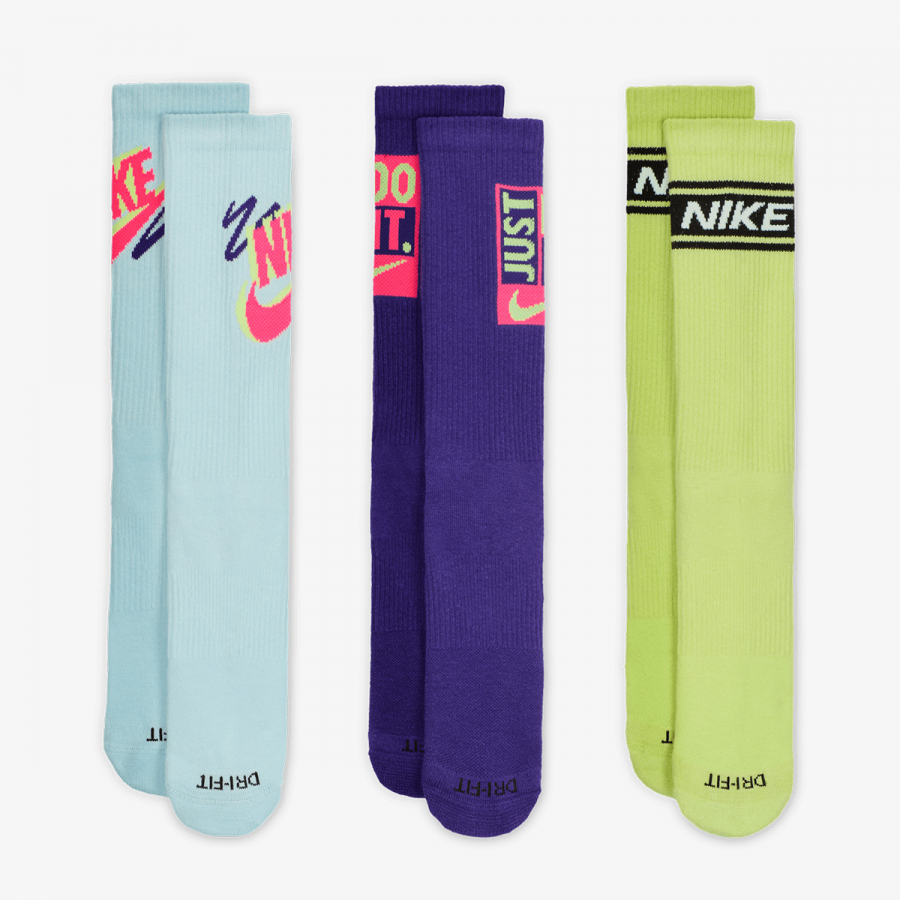 Nike Čarape U NK ED PLS CREW 3PR SPORT 144-PAK 