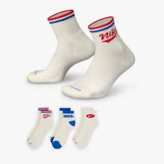 Nike Čarape U NK ED PLS ANKL 3P LFESTL 144-PAK 