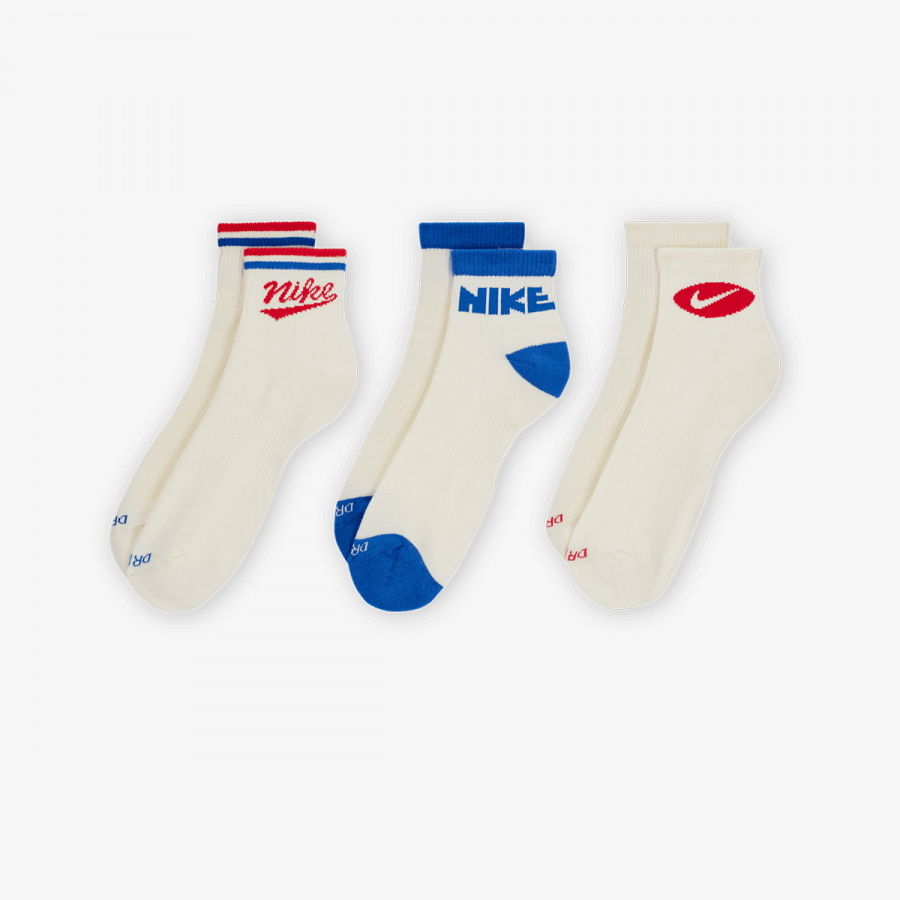Nike Čarape U NK ED PLS ANKL 3P LFESTL 144-PAK 