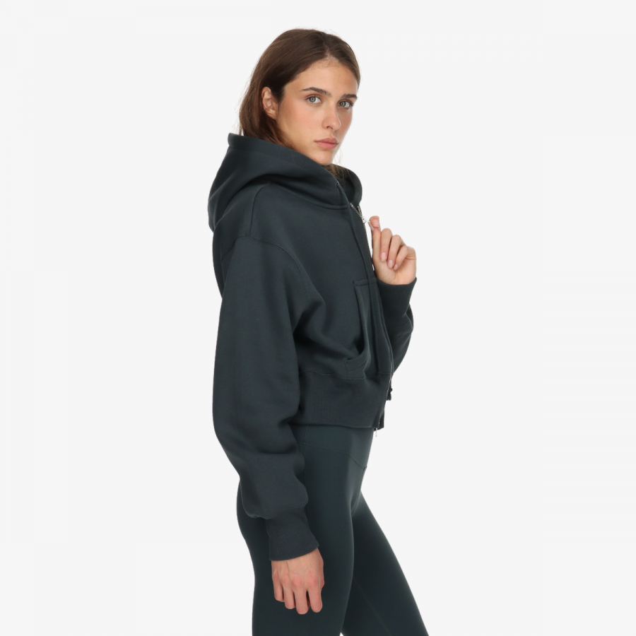 Nike Helanke W NSW PHNX FLC CROP FZ HDY 