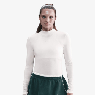 Nike Majica W NSW NK CHLL KNT MOCK TEE 