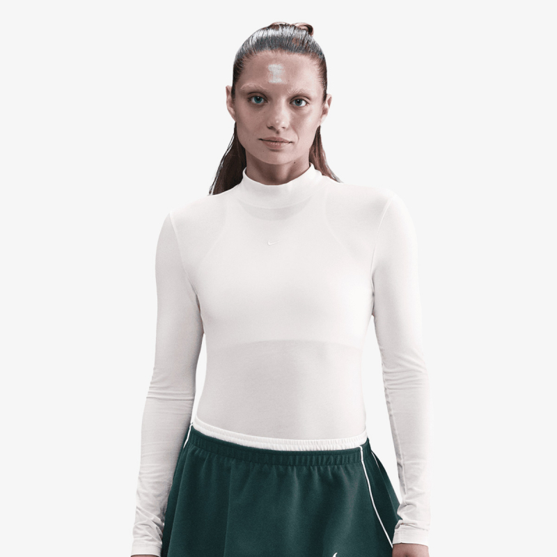 Nike Majica W NSW NK CHLL KNT MOCK TEE 