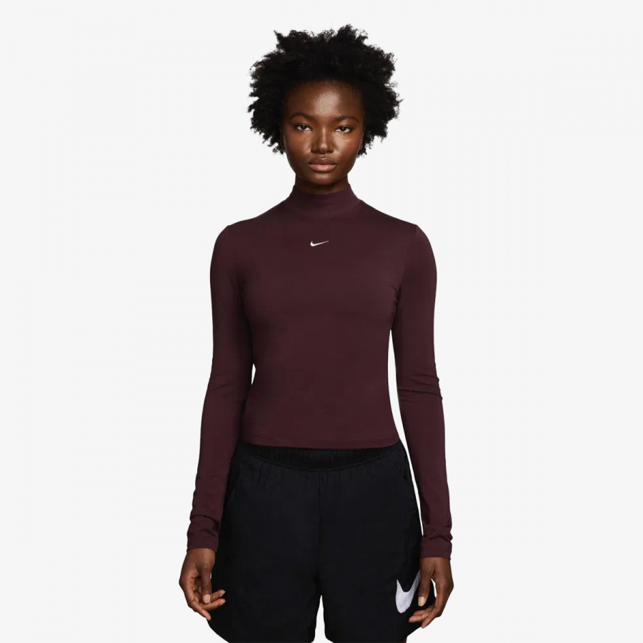 Nike Majica W NSW NK CHLL KNT MOCK TEE 