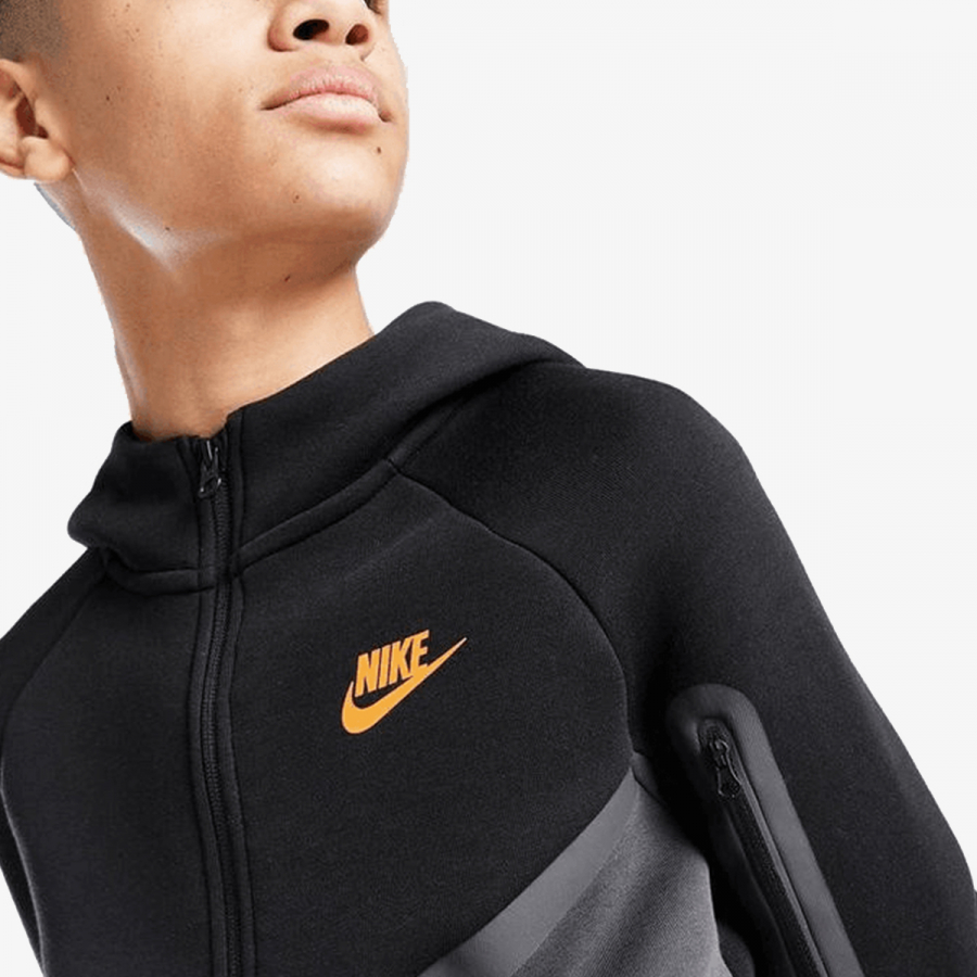 Nike Dukserica B NSW TCH FLC FZ - PD 