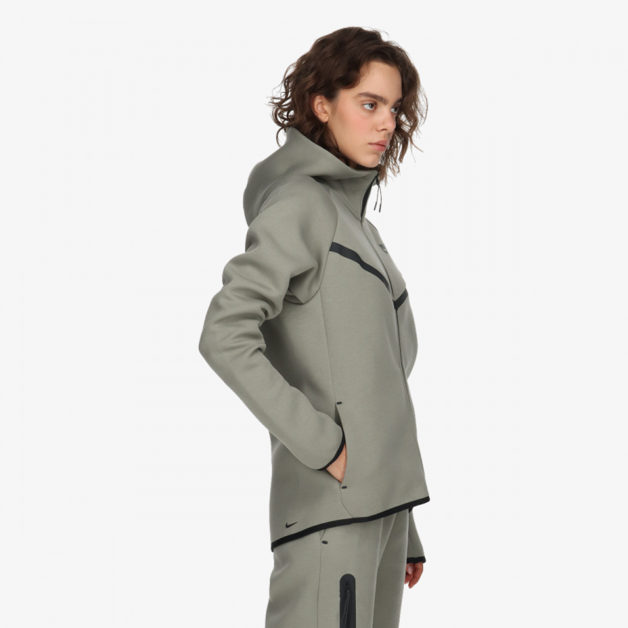 Nike Dukserica W NSW TCH FLC WR FZ HDY 2 