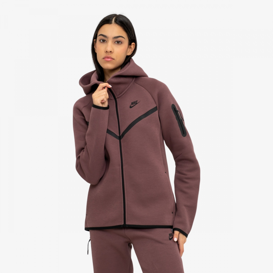 Nike Dukserica W NSW TCH FLC WR FZ HDY 2 