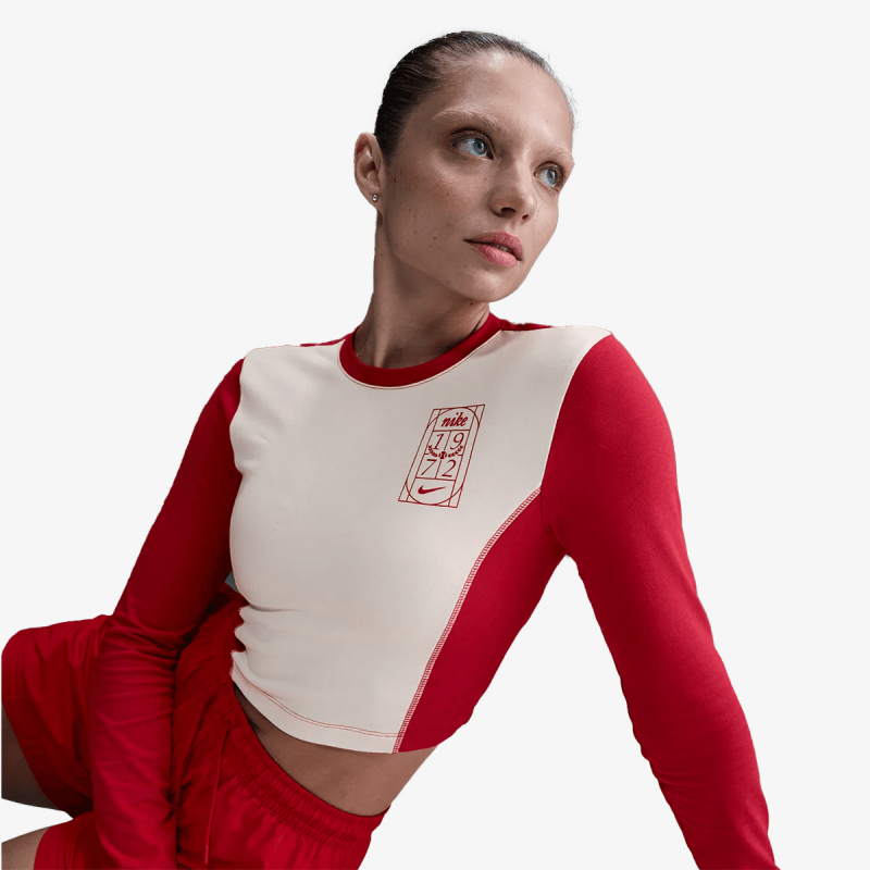 Nike Top W NSW LS CRP TOP TRND 