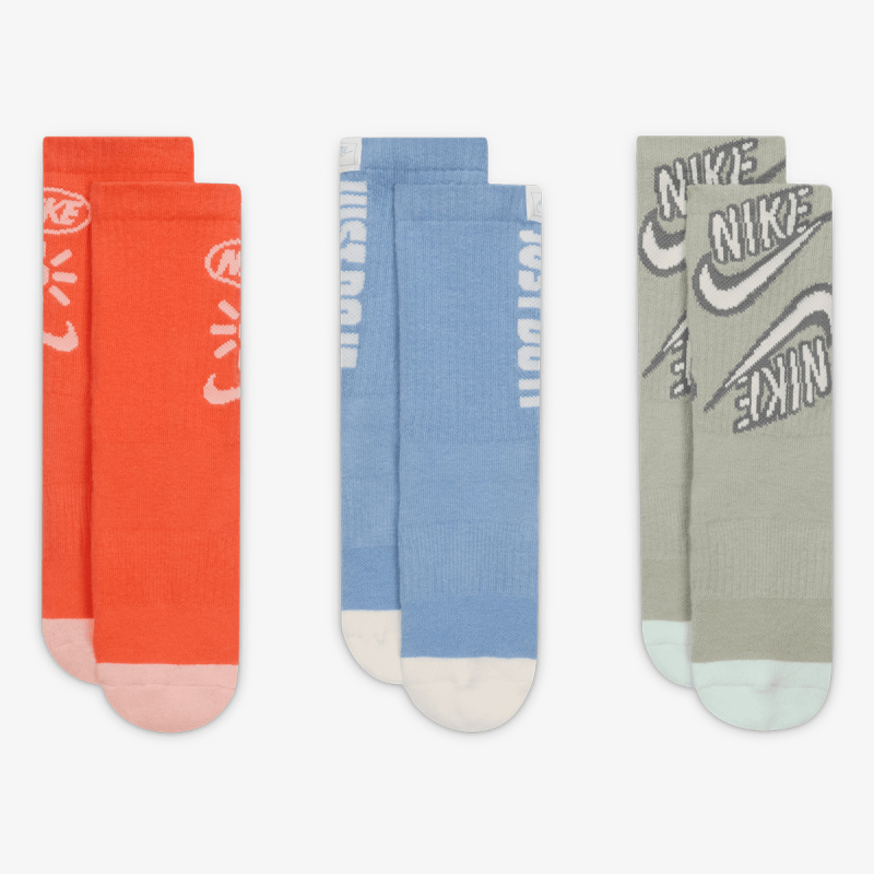 Nike Čarape Y NK ED PLS CSH CRW 3P-144 AIR-PAK 