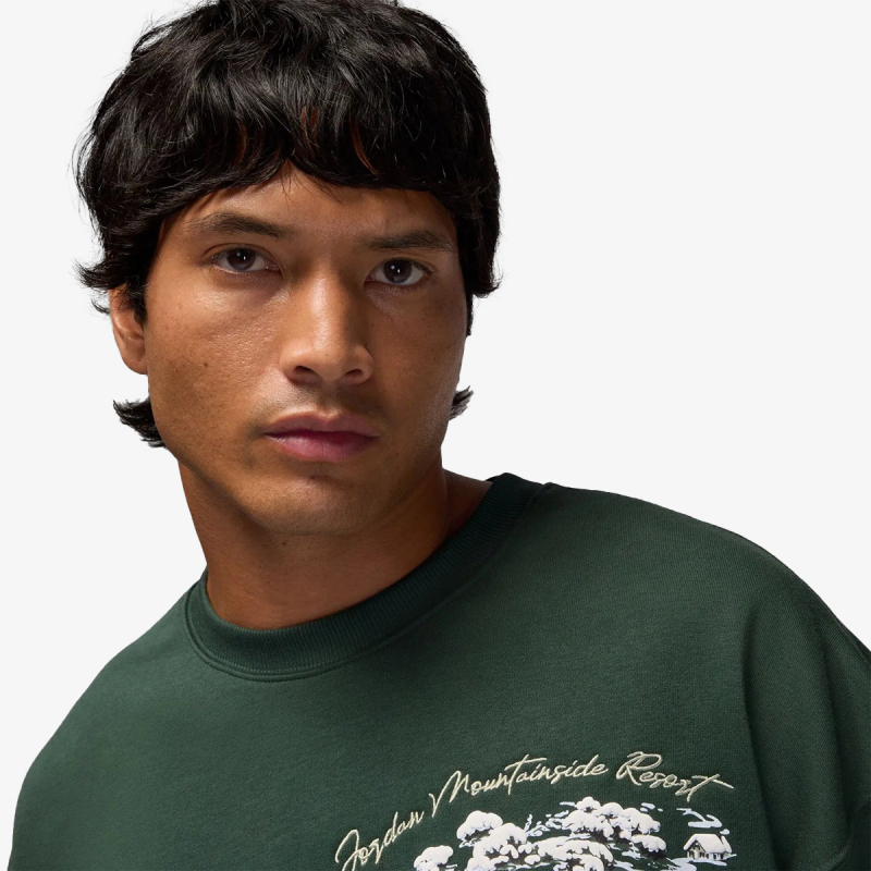 Nike Dukserica M J BRK SNOWSCAPE CREW LB 