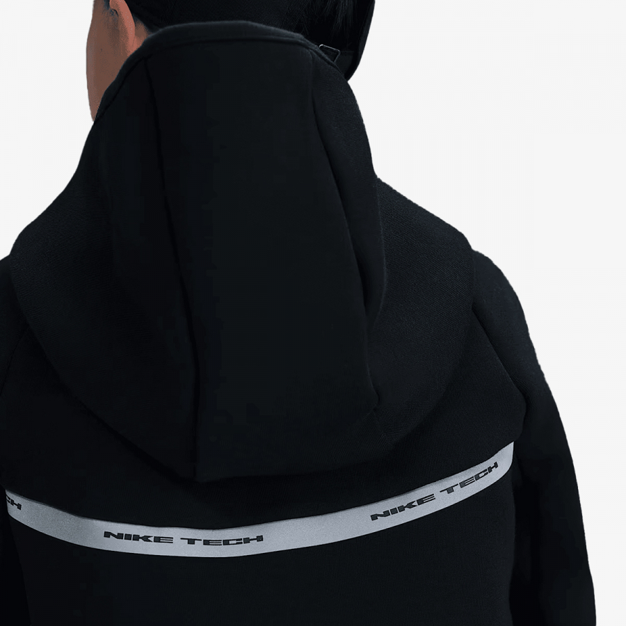 Nike Dukserica B NSW TCH FLC FZ REFLECT 