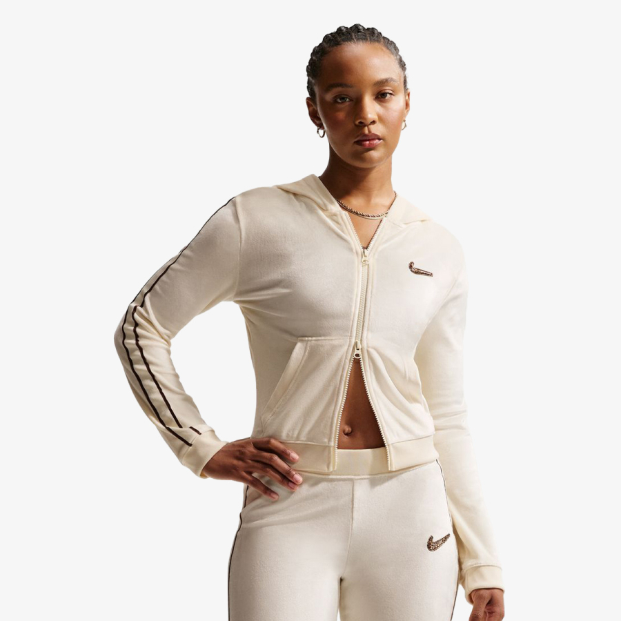 Nike Dukserica W NSW TRND VLR FZ HD LS TOP 