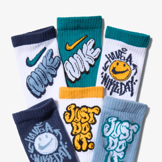 Nike Čarape Y NK ED CSH CRW 6P-144 SARTGFX-PAK 