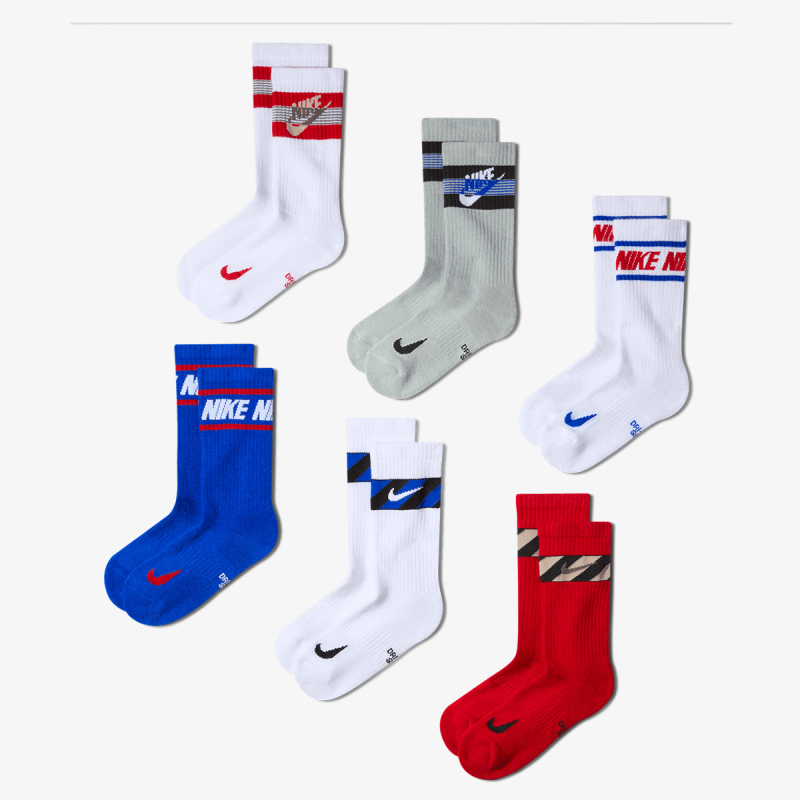 Nike Čarape Y NK ED CSH CRW 6P-144 SPORT-PAK 