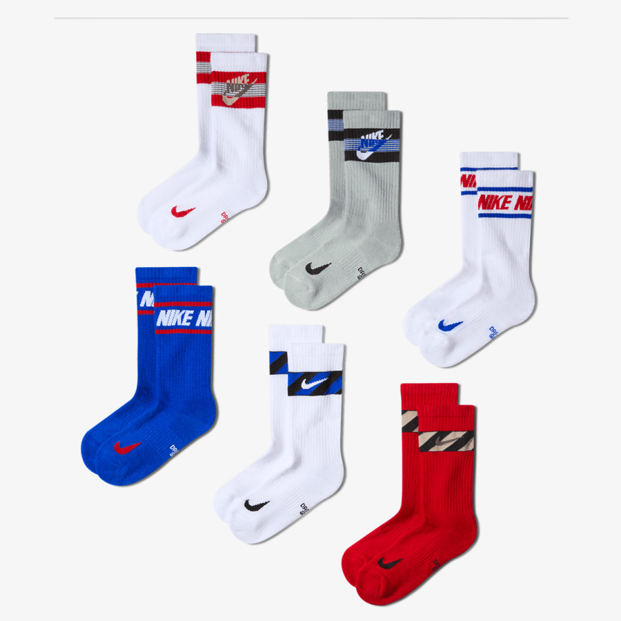 Nike Čarape Y NK ED CSH CRW 6P-144 SPORT-PAK 