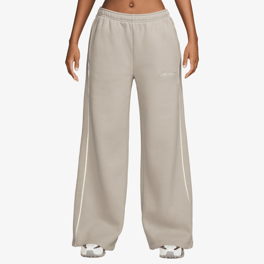 Nike Donji dio trenerke W NK STDO FLC MW MR SCALLOP WL 