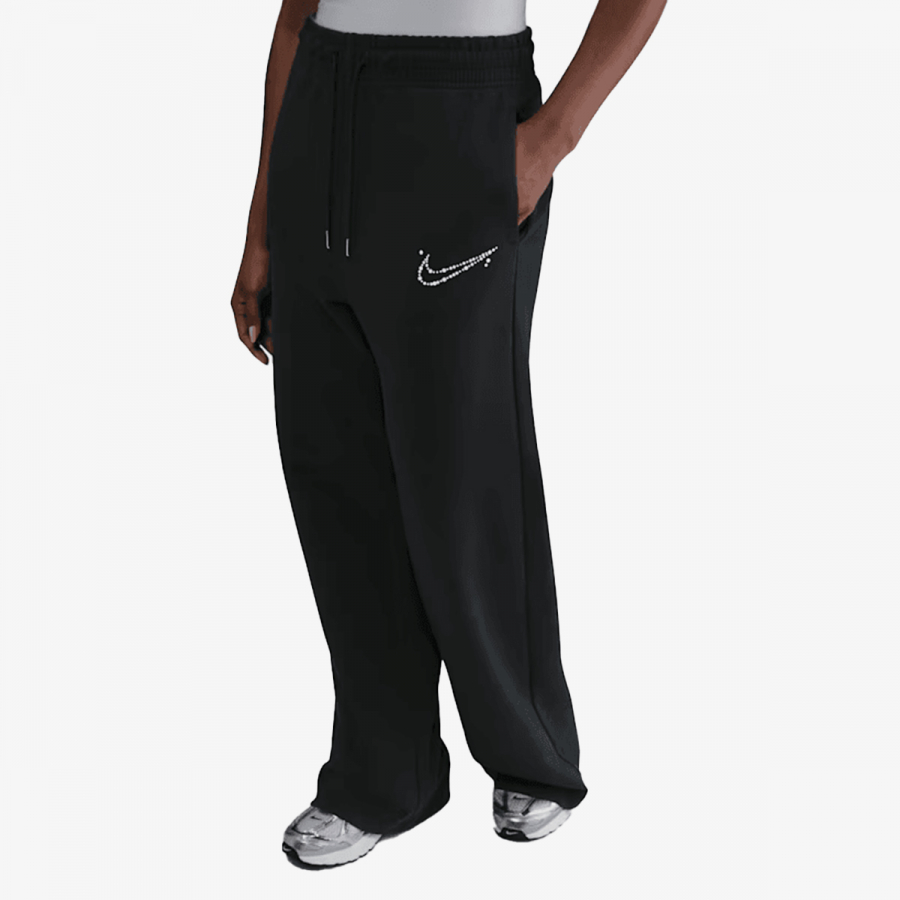 Nike Donji dio trenerke W NSW PHNX FLC HR PANT WIDE 