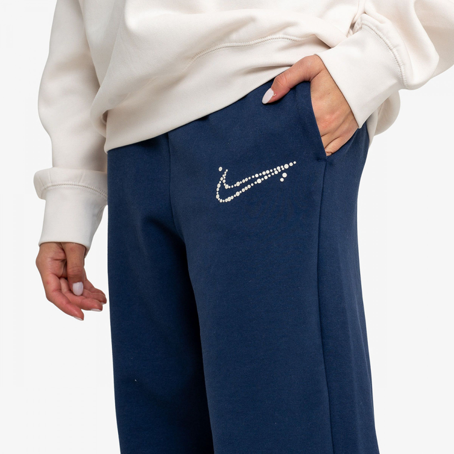 Nike Donji dio trenerke W NSW PHNX FLC HR PANT WIDE 
