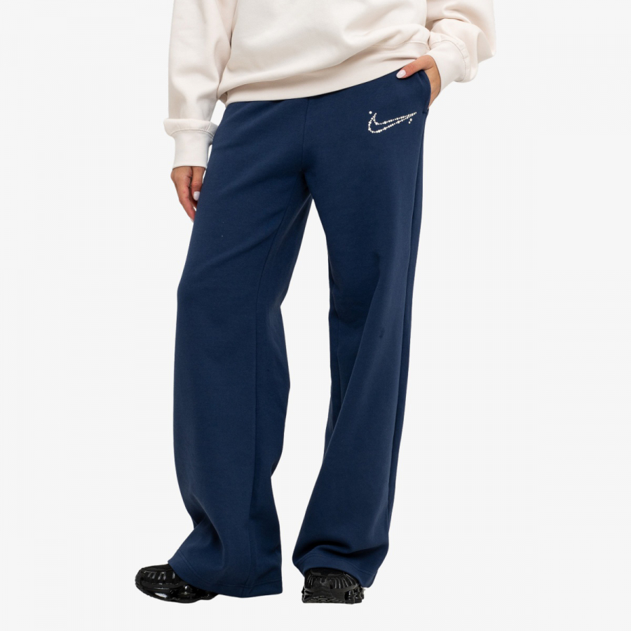 Nike Donji dio trenerke W NSW PHNX FLC HR PANT WIDE 