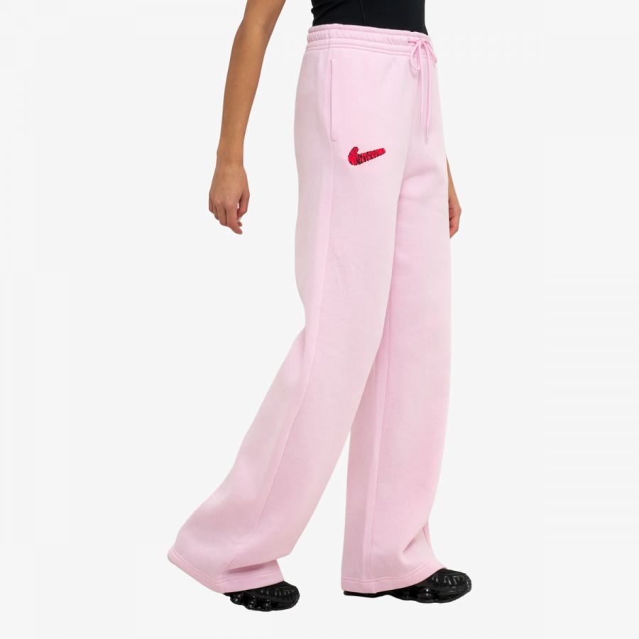 Nike Donji dio trenerke W NSW FLC HR PANT WIDE 2 