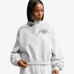 Nike Donji dio trenerke W NK STDO FLC OS CROP QZ CLS+ 