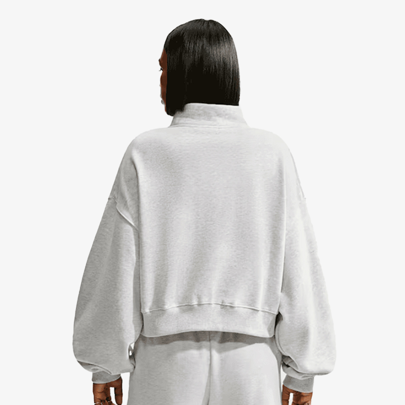Nike Donji dio trenerke W NK STDO FLC OS CROP QZ CLS+ 