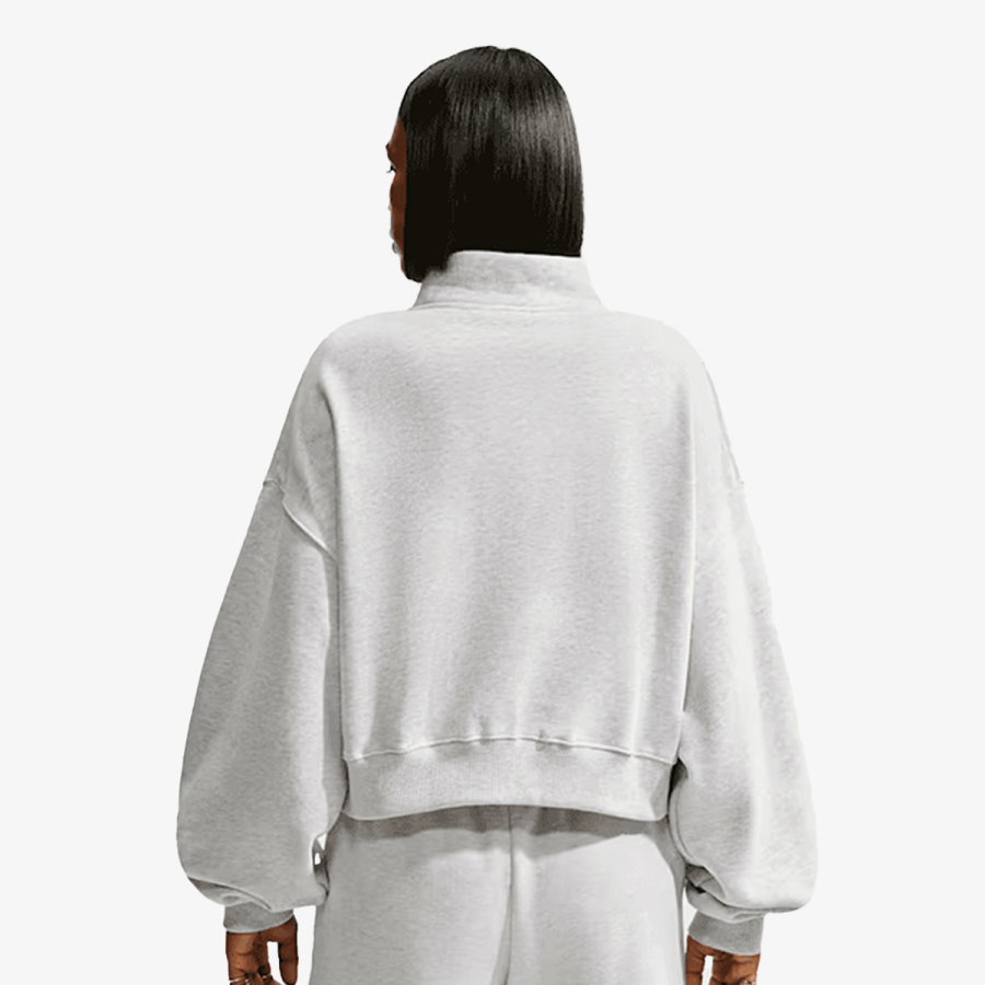 Nike Donji dio trenerke W NK STDO FLC OS CROP QZ CLS+ 