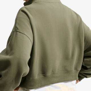 Nike Donji dio trenerke W NK STDO FLC OS CROP QZ CLS+ 
