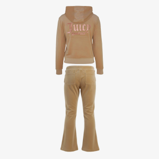 Juicy Couture Trenerka ZIP THRU HOODIE AND BOOTCUT JOG SET 