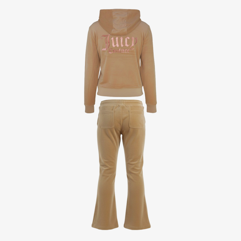 Juicy Couture Trenerka ZIP THRU HOODIE AND BOOTCUT JOG SET 