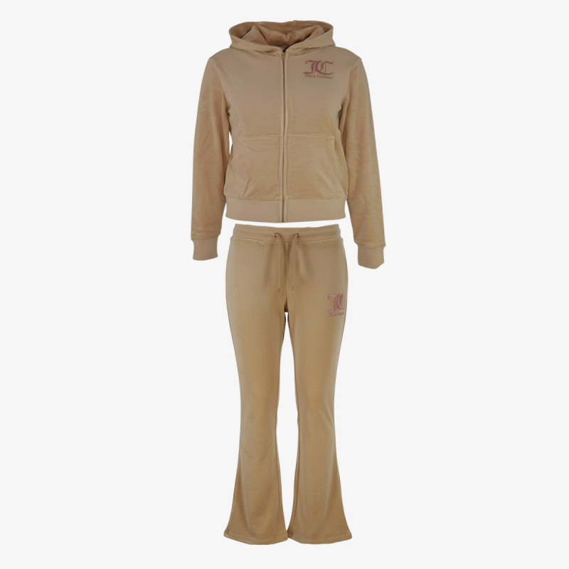 Juicy Couture Trenerka ZIP THRU HOODIE AND BOOTCUT JOG SET 
