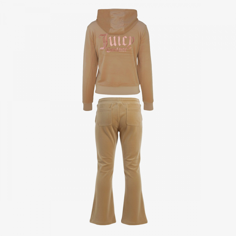 Juicy Couture Trenerka ZIP THRU HOODIE AND BOOTCUT JOG SET 