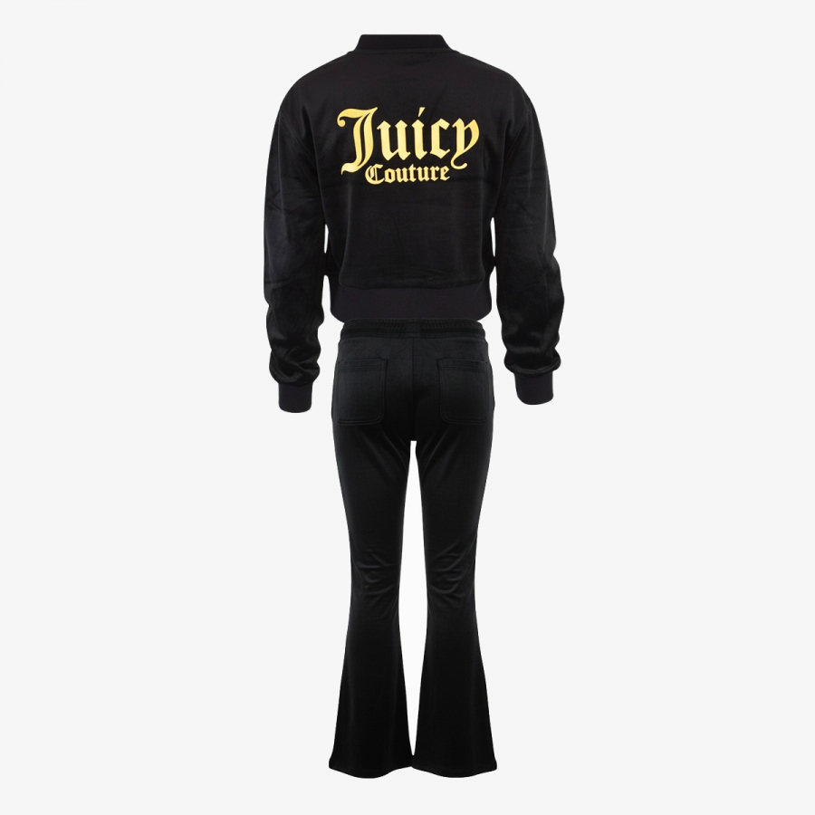 Juicy Couture Trenerka VELOUR BOMBER  BOOTCUT JOG SET 