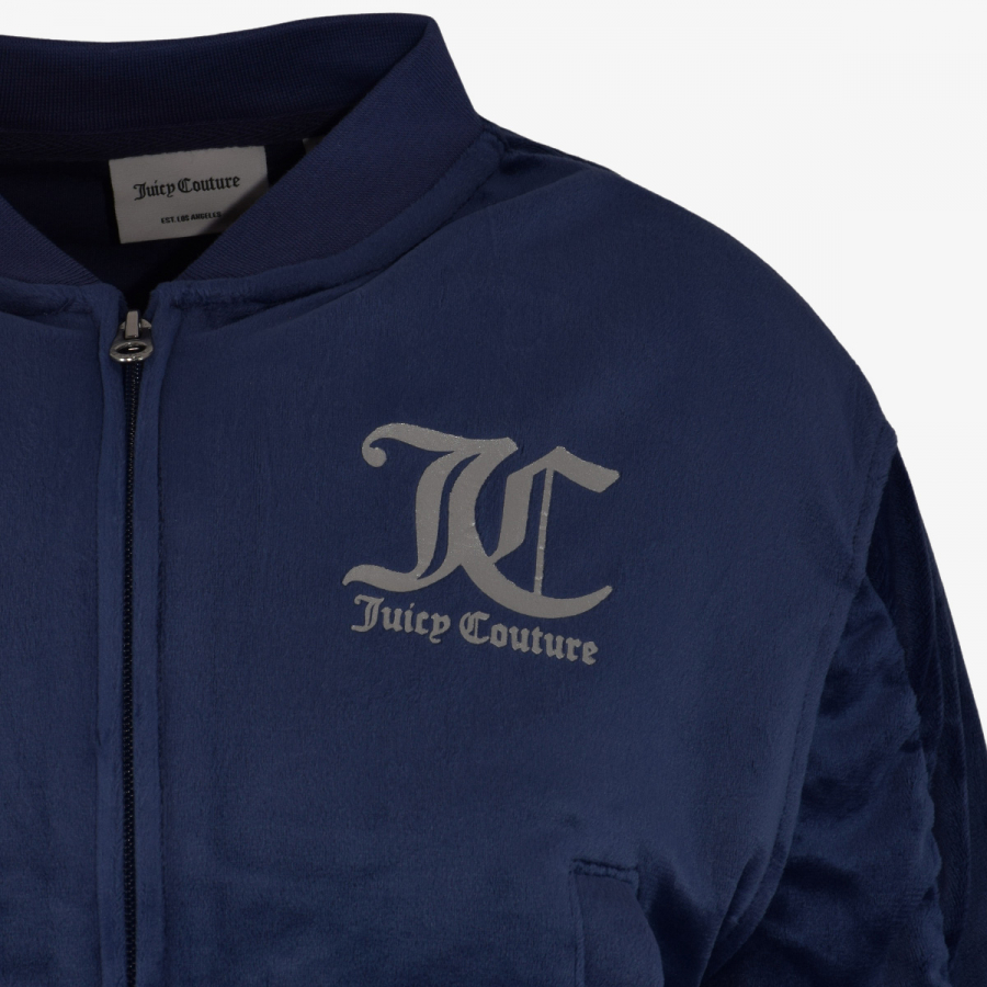 Juicy Couture Trenerka VELOUR BOMBER  BOOTCUT JOG SET 