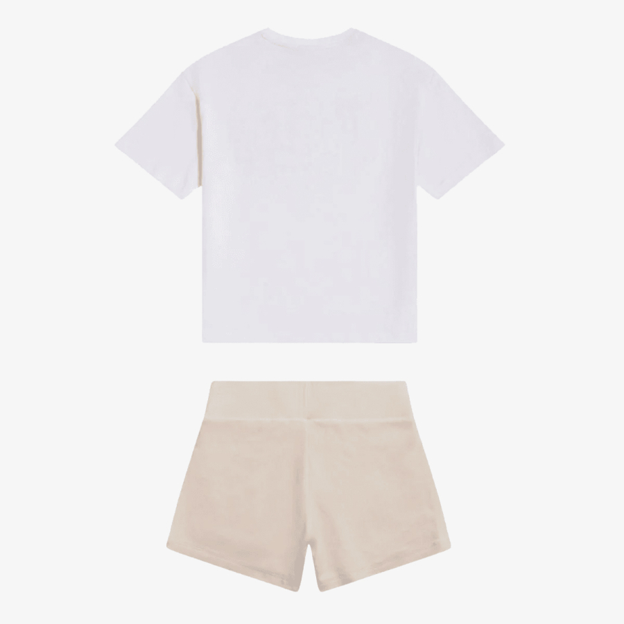 Juicy Couture Trenerka OVERSIZE TEE  VELOUR SHORT SET 