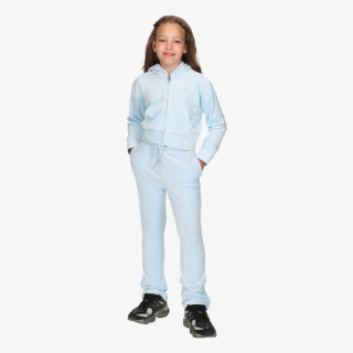 Juicy Couture Trenerka CROPPED VELOUR DIAMANTE ZIP THRU  BOOTC 