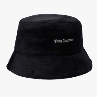 Juicy Couture Kapa ELLIE VELOUR BUCKET HAT 